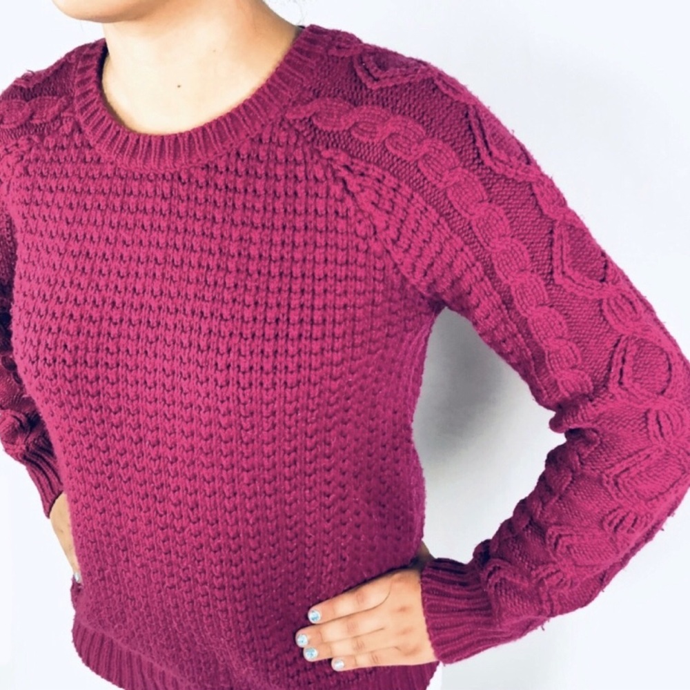 Zara Ribbed Knit Pullover Sweater